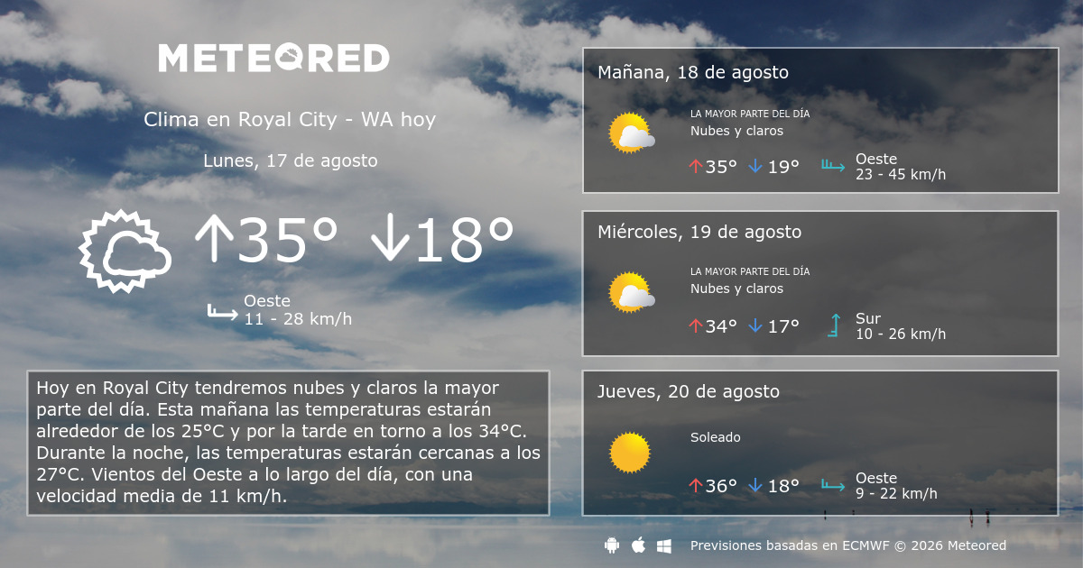 Clima En Royal City Washingtonnull